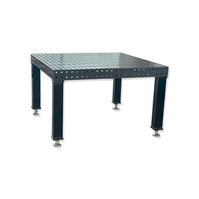 3D Schweißtisch PROFI D16 Plasmanitriert – 1200×1200×100 mm | 12 mm stark + 30-tlg. Werkzeugsatz