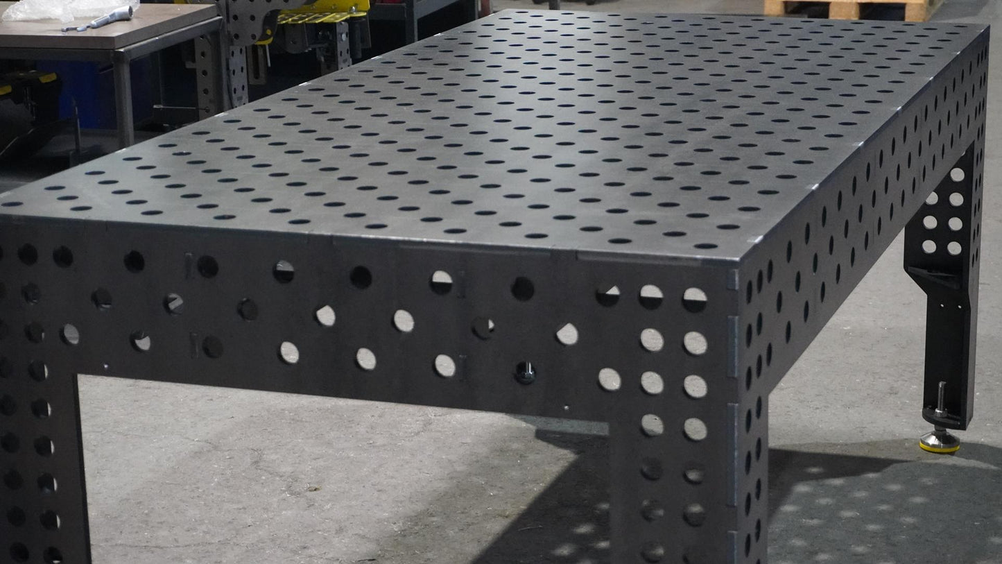 3D Schweißtisch 2000 x 1000 x 12mm PREMIUMSTAHL D28