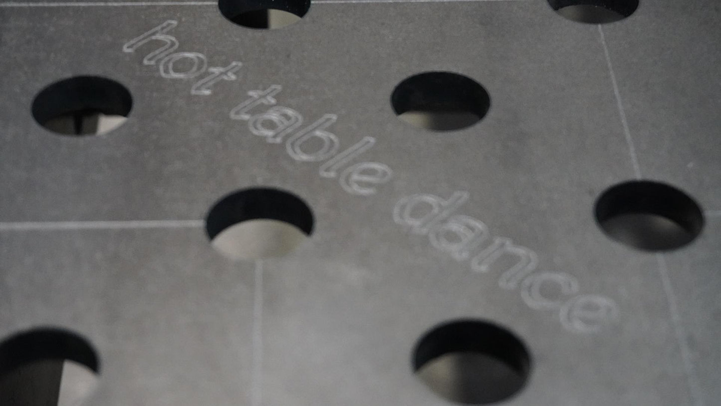 3D Schweißtisch 2000 x 1000 x 12mm PREMIUMSTAHL D28