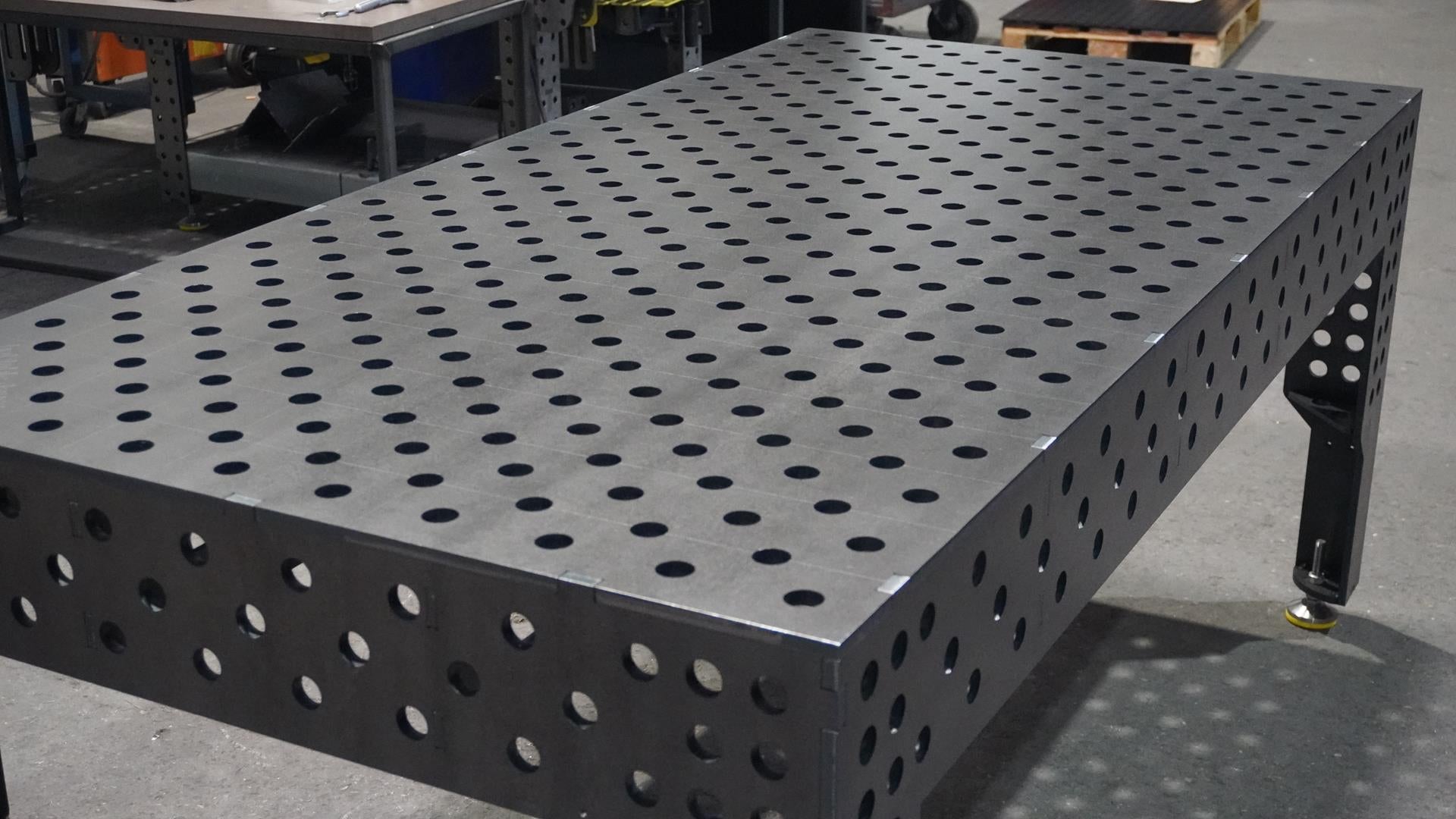 3D Schweißtisch  2000 x 1000 x 12mm PREMIUMSTAHL D28