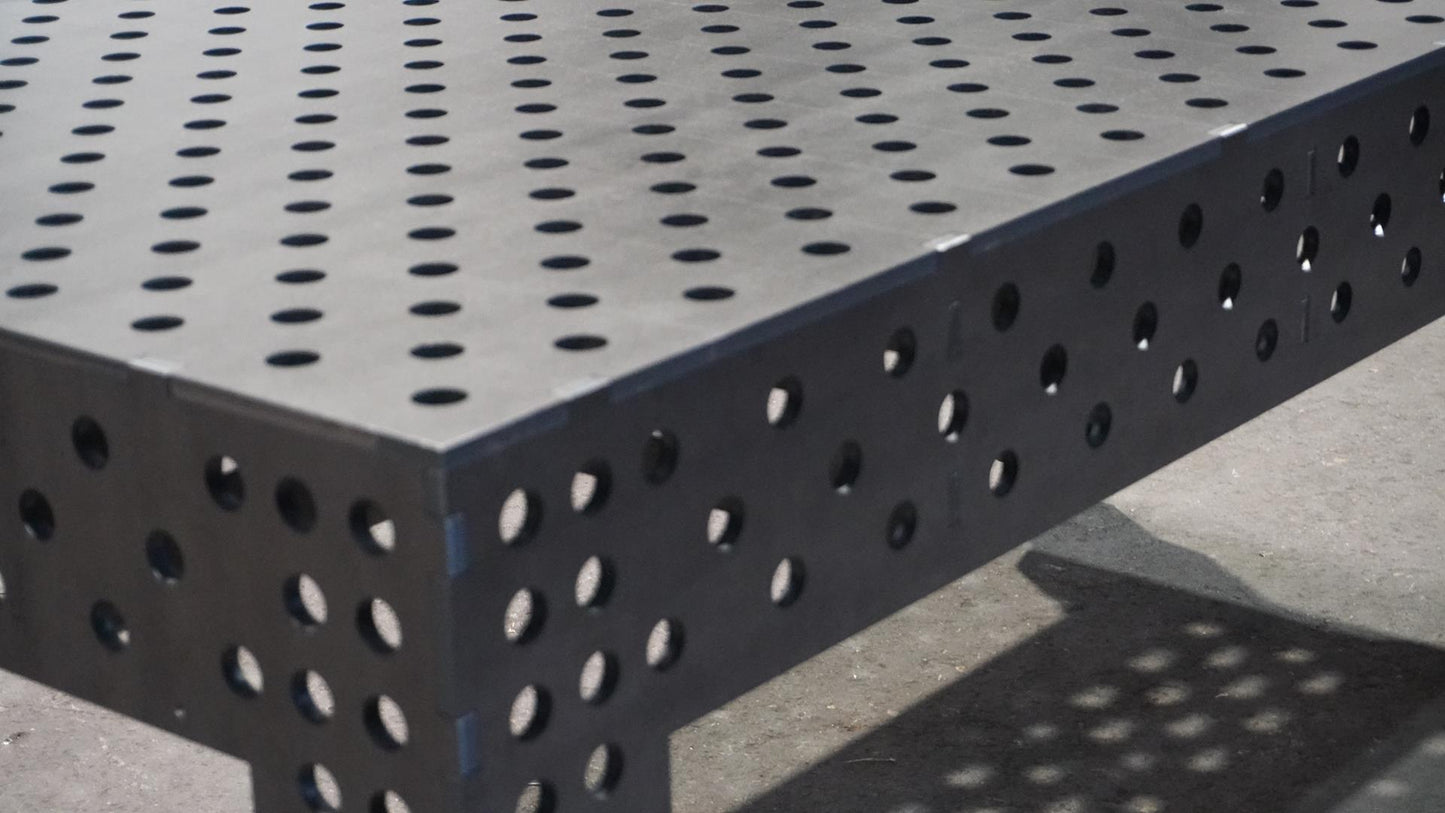 3D Schweißtisch 2000 x 1000 x 12mm PREMIUMSTAHL D28