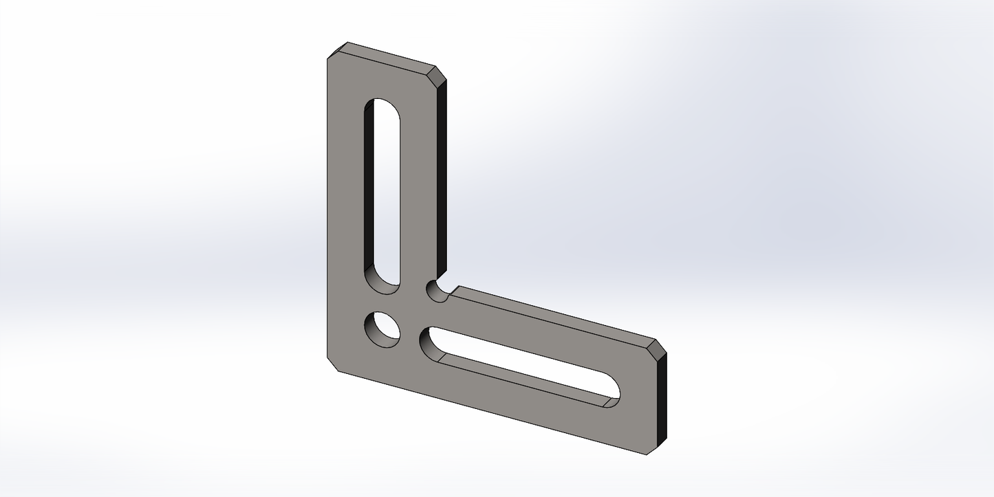 Flachwinkel Premium 200 x 200 x 50 x 12mm - Hot-tabledance