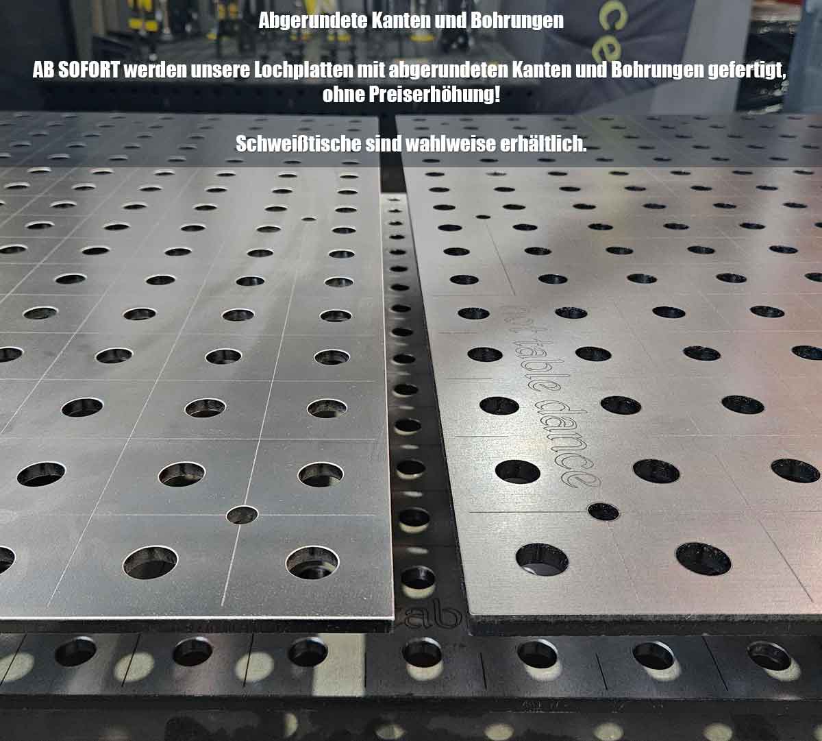 3D Schweißtisch D16 | 2000x1000x12mm + 129-teiliges Zubehör Set - Bausatz