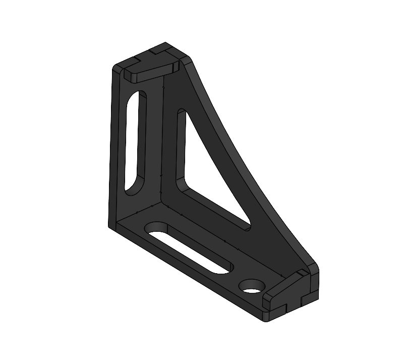 Spannwinkel D28 Set L+R | 250×200×75×12 mm