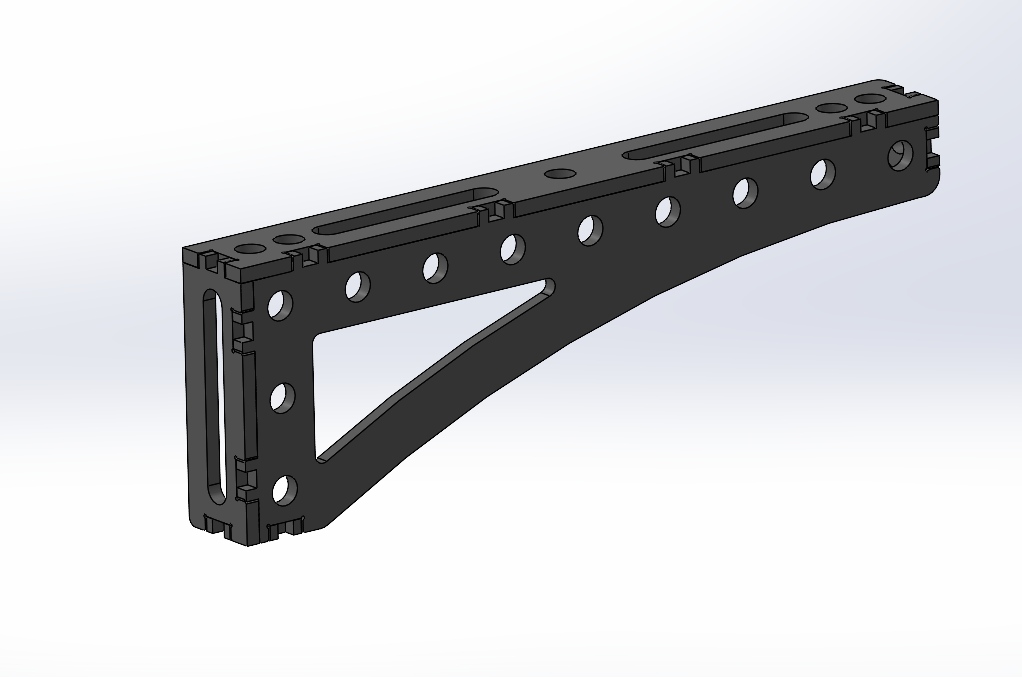 Spannwinkel D16 Set L+R | 450×150×50×6 mm