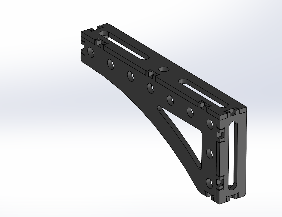 Spannwinkel D16 Set L+R | 350x150x50x6