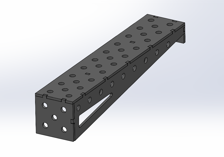 Tischverlängerung-Set D28 | 1000×200×200×12 mm