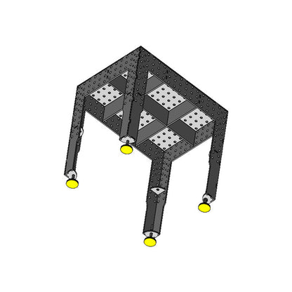 3D Schweißtisch PREMIUM D16 | 800×600×150×6 mm – Kompakter Profi-Schweißtisch für höchste Präzision