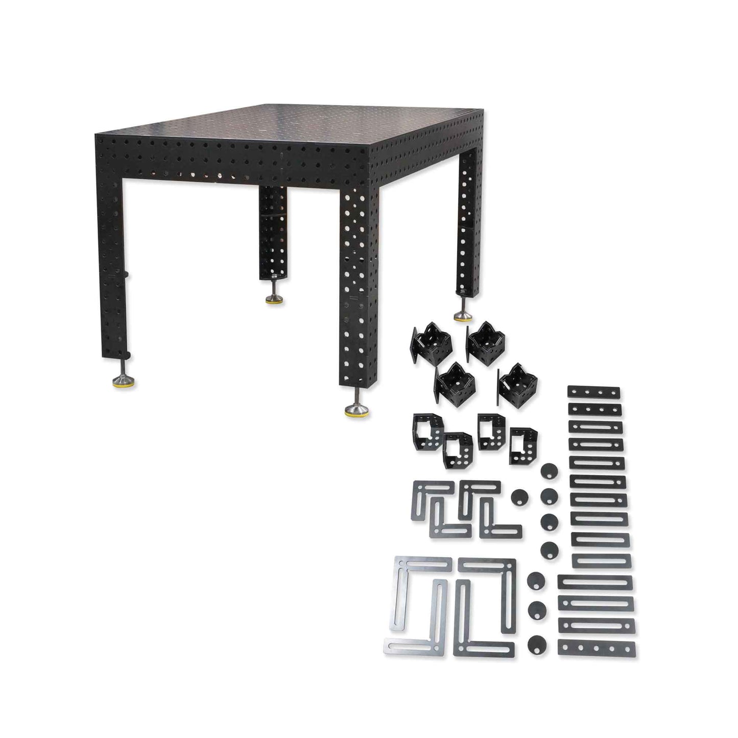 3D Schweißtisch D16 | 1500 x 1000 x 6mm + 38 teiliges Werkzeug Set GRATIS