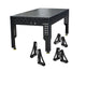 3D Schweißtisch PREMIUM D28 – 2400 × 1200 × 200 mm | 12 mm stark (6-tlg. Verlängerungs- &amp; Spannwinkel-Set optional)