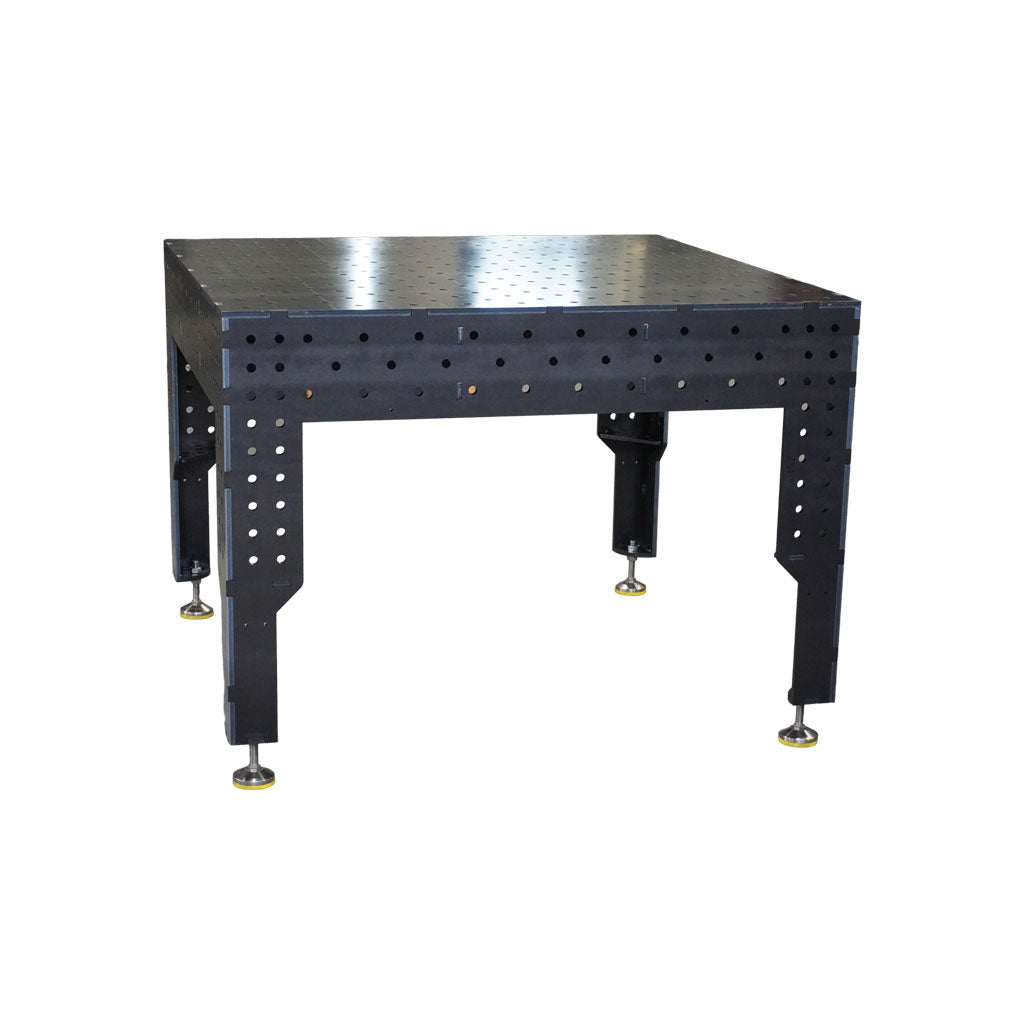 Premium Schweißtisch D16 1200×1200×200×12 mm – Industrie Systembasis
