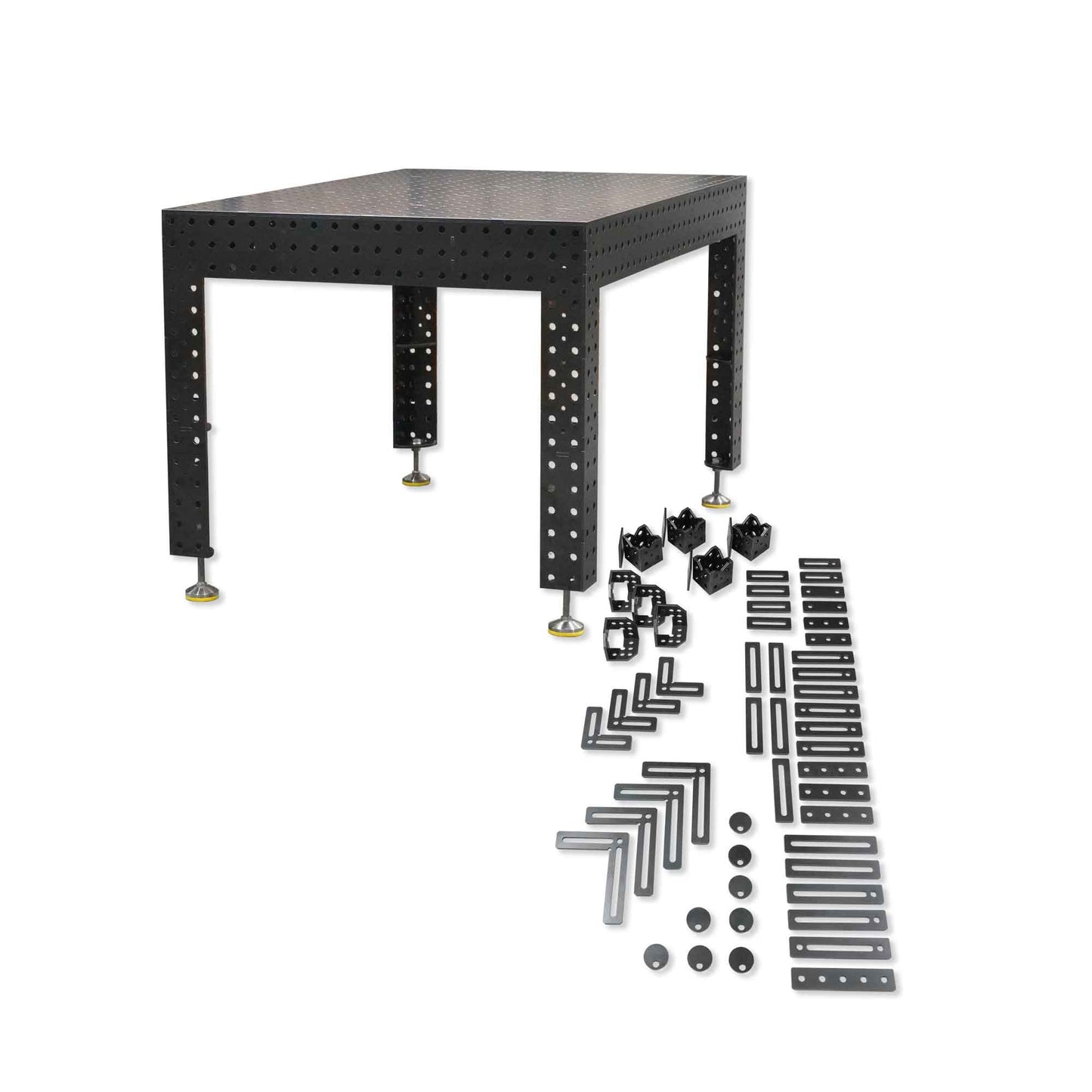 3D Schweißtisch D16 | 2000 x 1000 x 8mm + 54 teiliges Werkzeug Set GRATIS