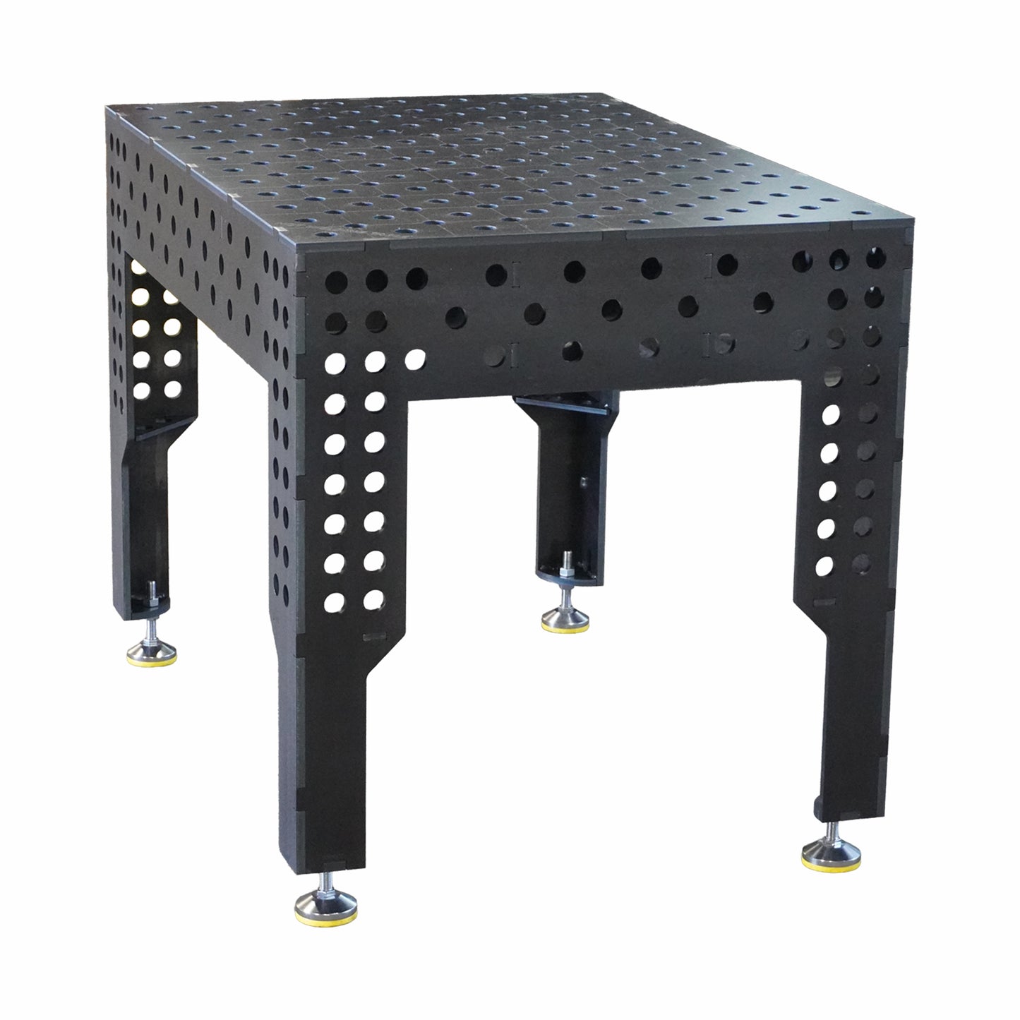 3D Schweißtisch PREMIUM D28 1200 × 800 mm mit 200 mm Seitenhöhe und 100 × 100 mm Diagonal-Lochraster