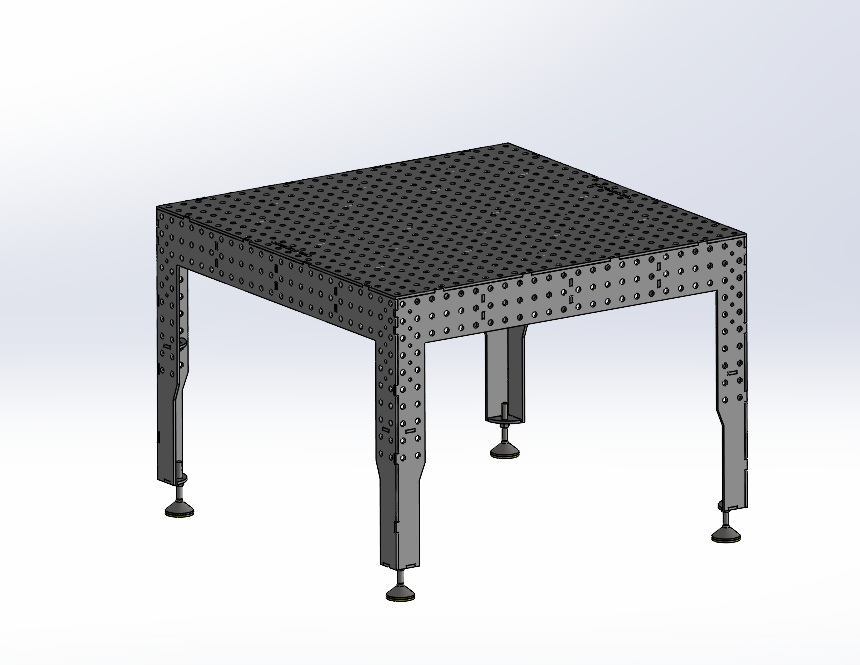 3D Schweißtisch PREMIUM D16 | 1200x1200x150x8mm