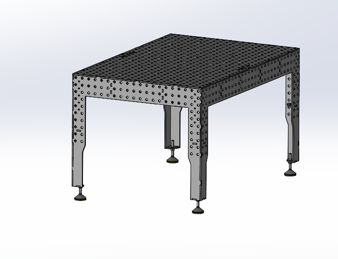3D Schweißtisch PREMIUM D16 | 1500x1000x150x8mm