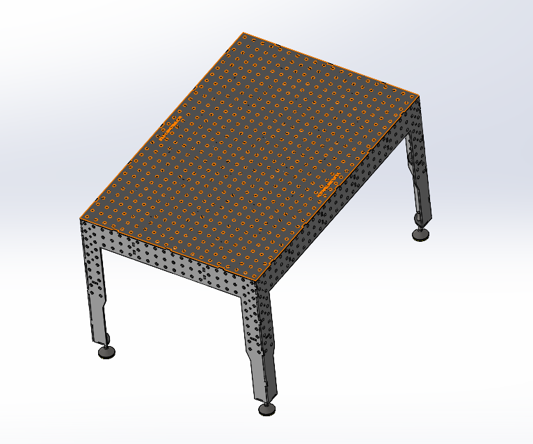 3D Schweißtisch PREMIUM D16 | 1500x1000x150x8mm