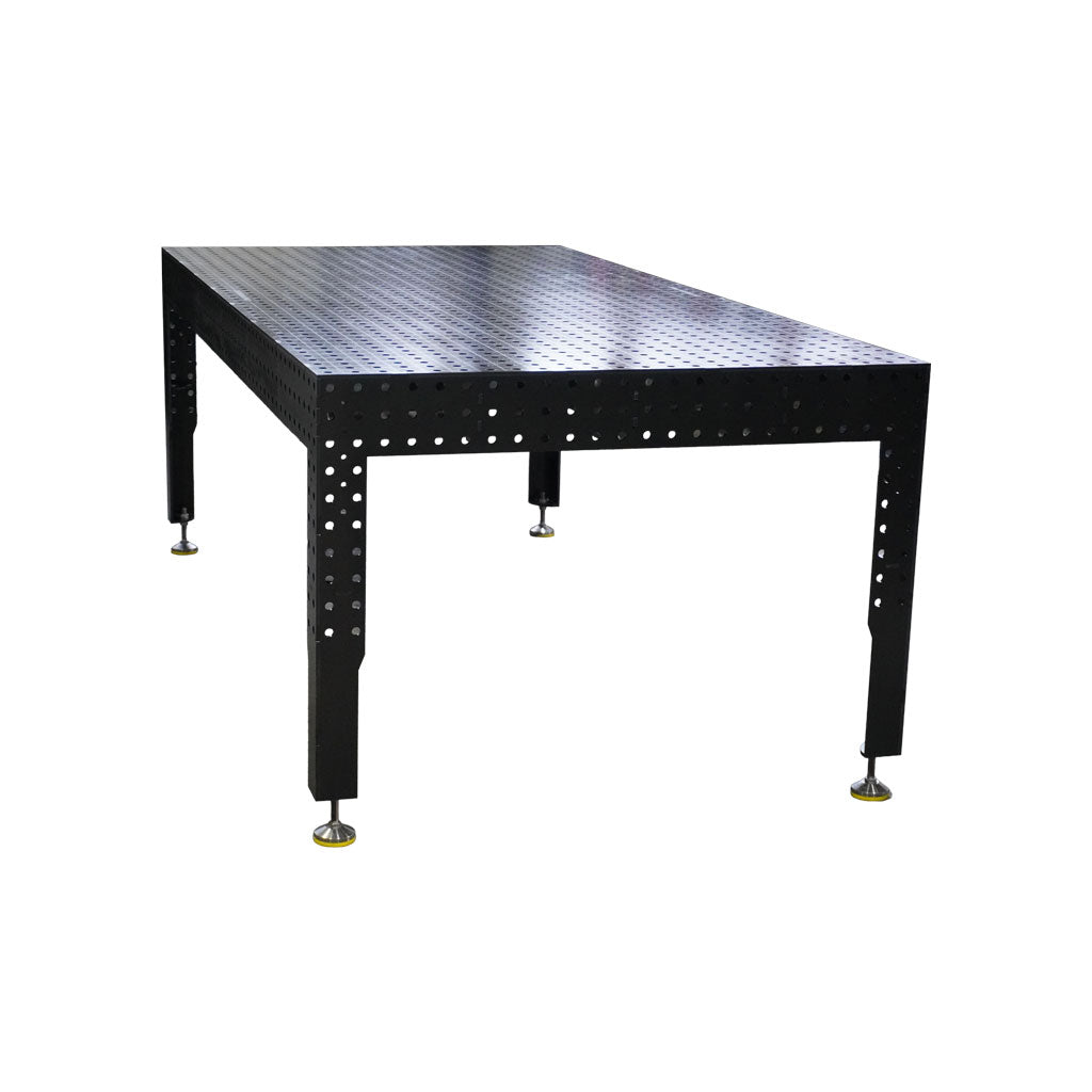 Premium Schweißtisch D16 2400×1200×150×8 mm – Industrie Systembasis