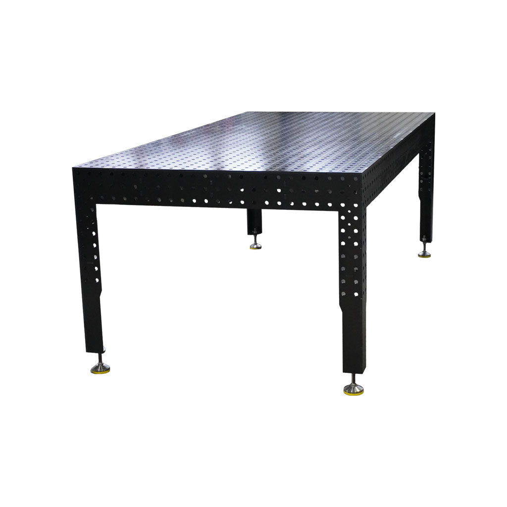 Premium Schweißtisch D16 2400×1200×150×8 mm – Industrie Systembasis