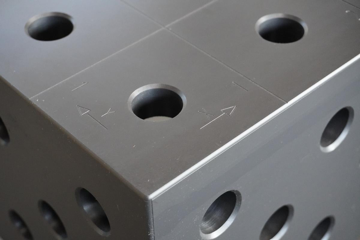 3D Schweißtisch PROFI D28 Plasmanitriert | 2000x1000x200x25mm