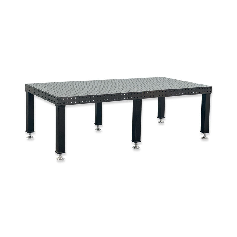 3D Schweißtisch PROFI D16 Plasmanitriert – 2400×1200×100 mm | 12 mm stark