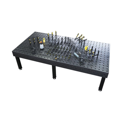 3D Schweißtisch PROFI Ø28 Plasmanitriert
3000 × 1500 × 200 mm | 25 mm
inkl. 60-tlg. PROFI Set D28×50 mm