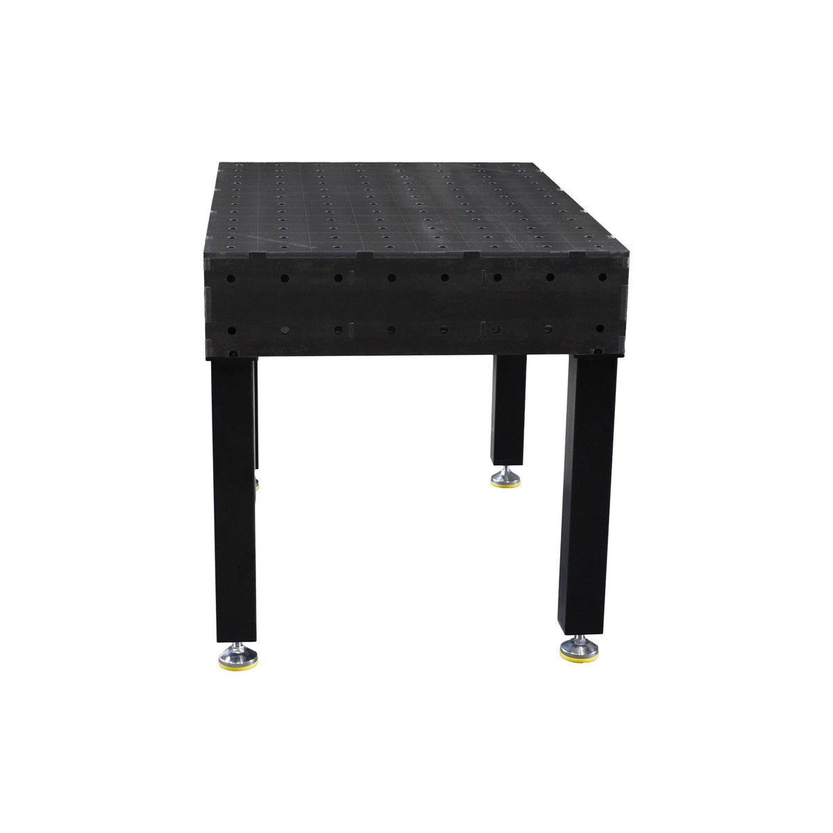 Work-Pro D16 Schweißtisch 1200 × 800 × 200 mm mit Raster 100 × 100 mm – Perspektivansicht
