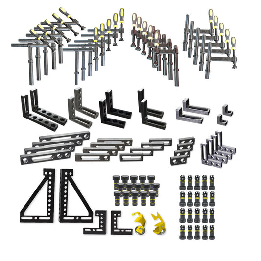 93-teiliges Werkzeug-Set D28 – Profi-Spanntechnik für Schweißtische