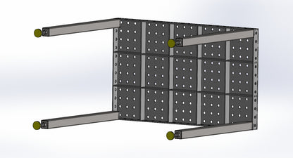 3D Schweißtisch 1000x600x50x6mm Bausatz