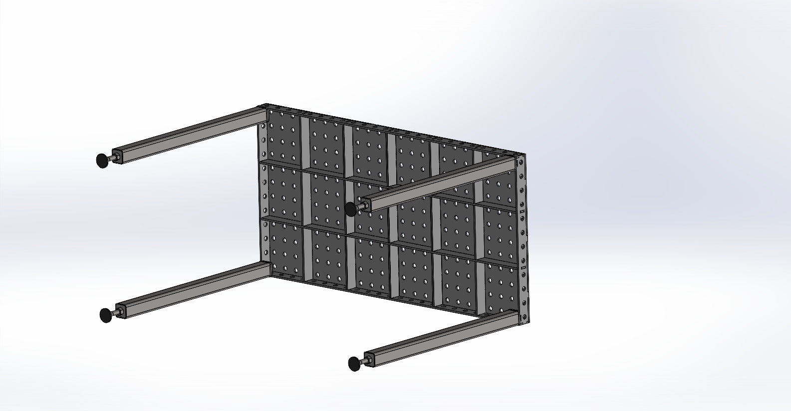 KOSTENLOSER VERSAND - *JULI AKTION* - 3D Schweißtisch 1200x600x50x6mm Bausatz - Hot-tabledance