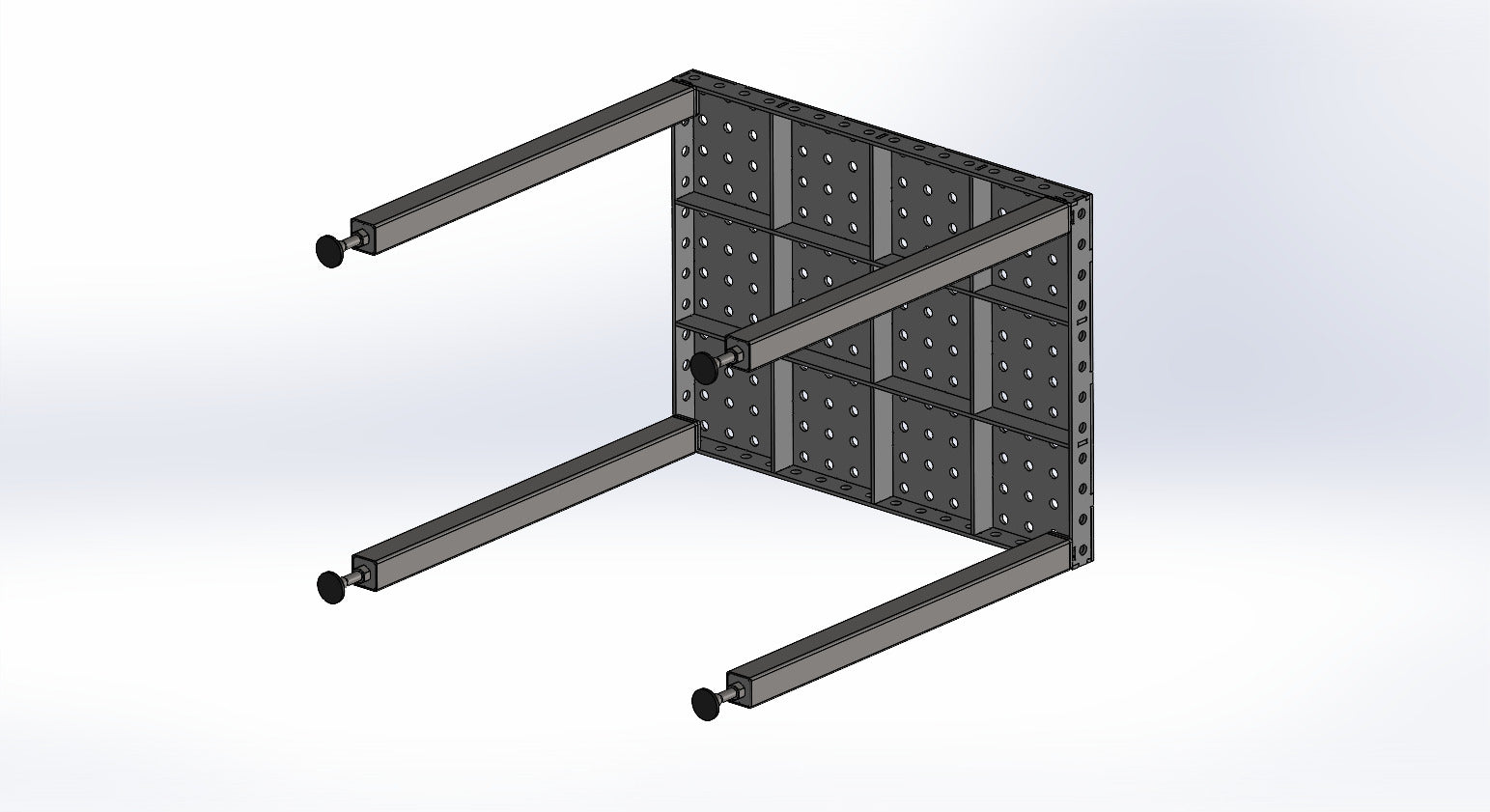 KOSTENLOSER VERSAND - *JULI AKTION* - 3D Schweißtisch 800x600x50x6mm Bausatz - Hot-tabledance