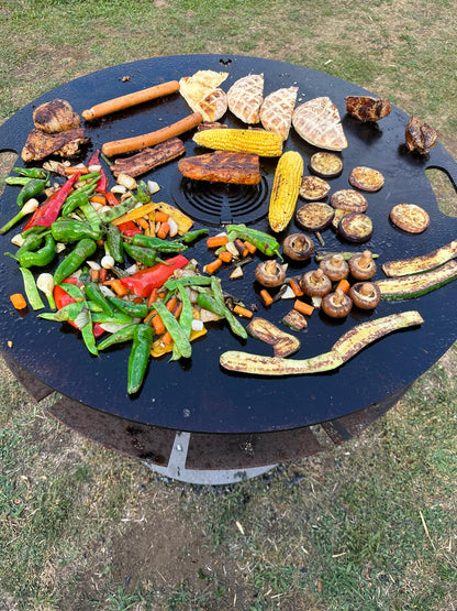 Feuerplatte + Grilleinsatz Einlegerost - 8mm 