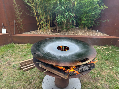 Feuerplatte + Grilleinsatz Einlegerost - 8mm 