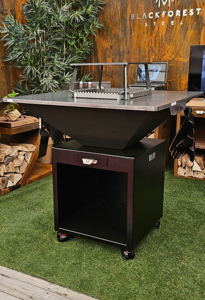 Grillrost 85 mit Wokeinsatz 300x300x150mm