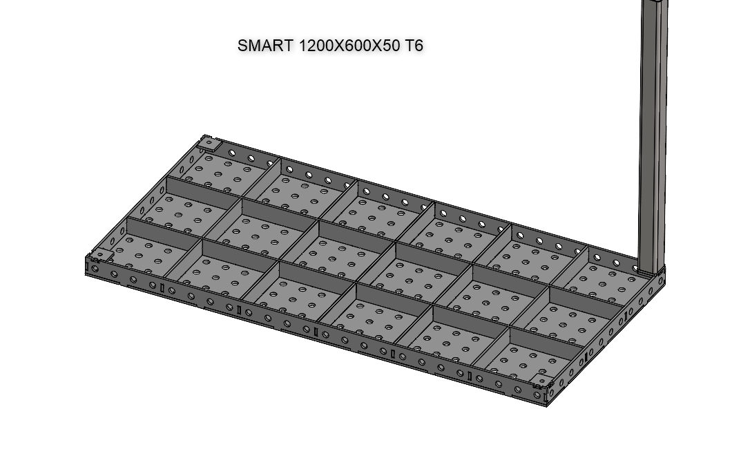 3D Schweißtisch SMART D16 | 6mm (Bausatz)