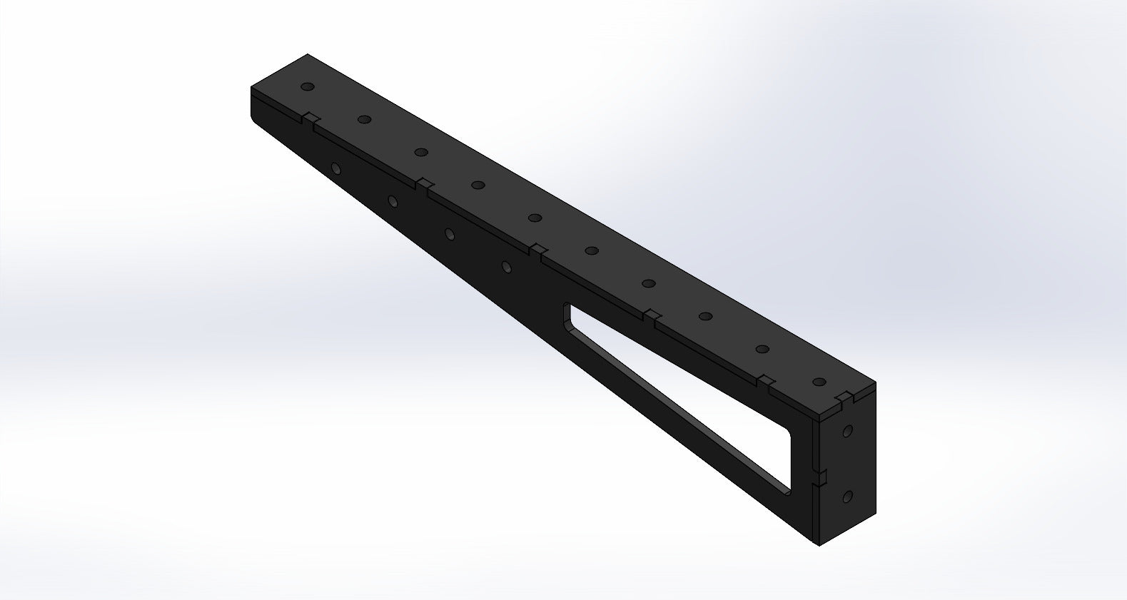 Tischerweiterung Premium für Schweißtische 12mm - 1000x100x200x12mm - Hot-tabledance