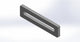 Universalanschlag Premium - 1x Langloch - 200x50x12mm