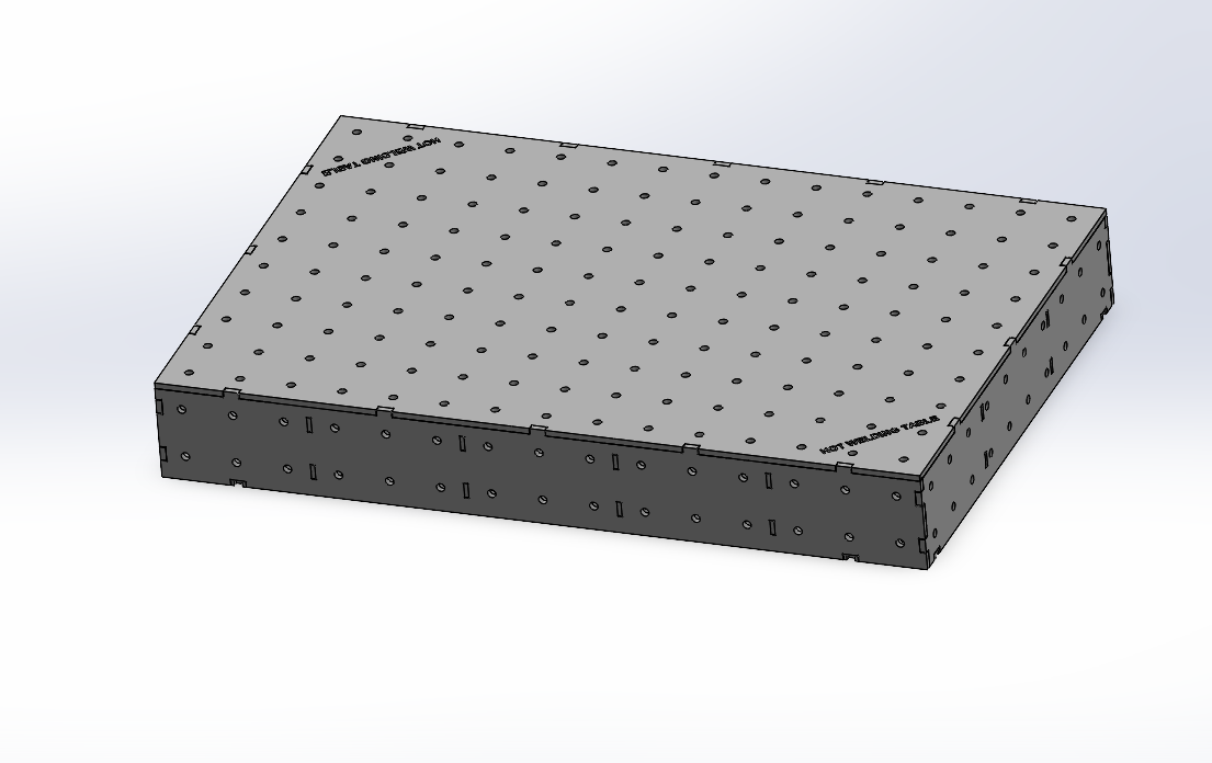 3D Schweißtisch Work-Pro D16 – 1500 × 1000 × 200 mm | 12 mm