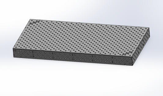 3D Schweißtisch Work-Pro D28 – 2400 × 1200 × 200 mm | 12 mm