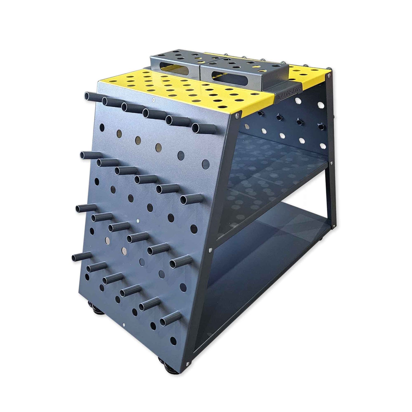 3D Schweißtisch PROFI D28 Plasmanitriert | 3000x1500x200x25mm + 93-tlg. Werkzeugsatz + Werkzeugwagen D28