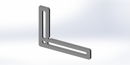 Flachwinkel D16 | 200x250x50mm – Präzise Fixierung für Ihren Schweißtisch  Lochplatte 