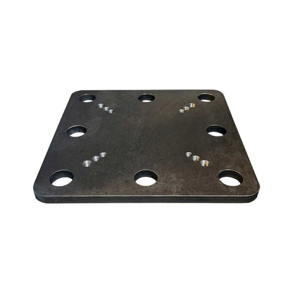Adapterplatte für Schraubstock D28, 260 × 260 mm, für 3D-Schweißtische