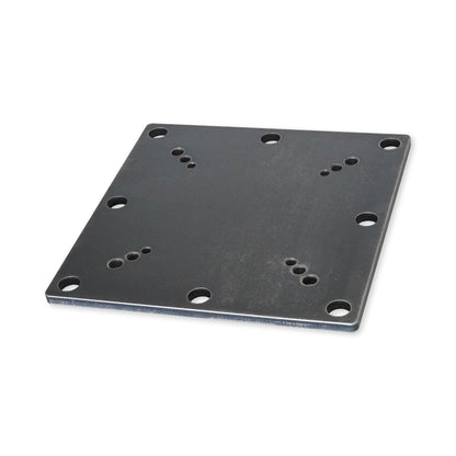 Adapterplatte für Schraubstock D16 schräg von oben