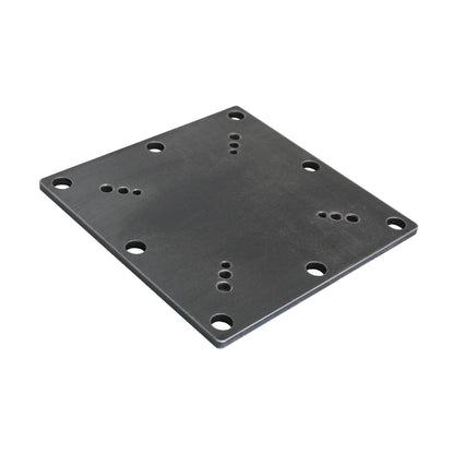 Adapterplatte für Schraubstock D16, 230 × 230 mm, in Perspektivansicht