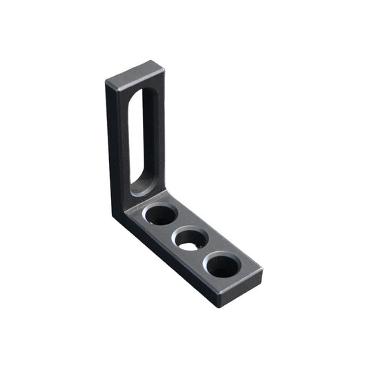 Anschlag-Spannwinkel D16 | 90x30x90x12mm - 3x Rundoloch - 1x Langloch