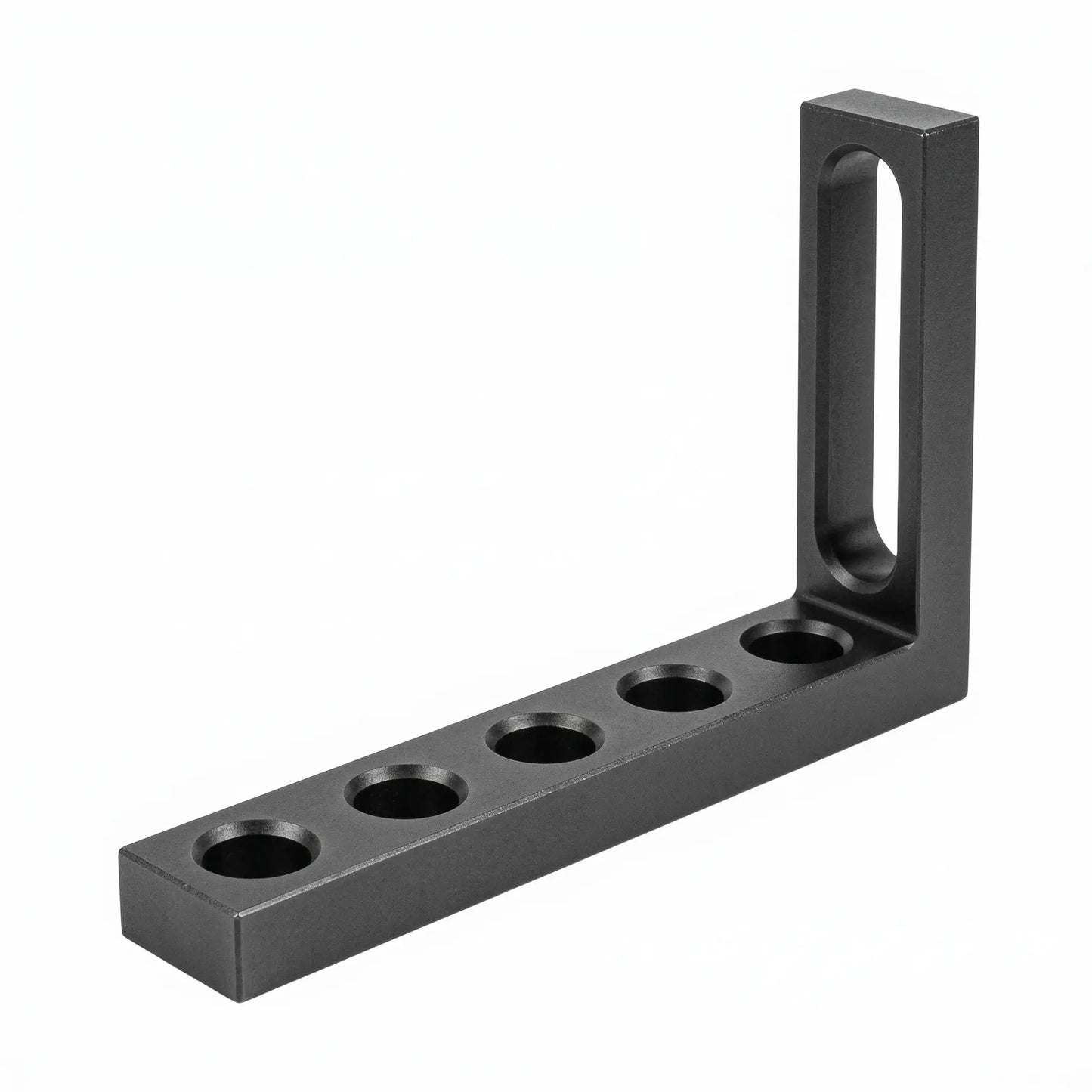 Anschlag-Spannwinkel D28 – 275×50×175×25 mm (1x Langloch + 5x Rundloch)