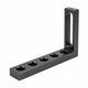 Anschlag-Spannwinkel D28 – 275×50×175×25 mm (1x Langloch + 5x Rundloch)