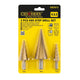 Crownman 3-teiliges HSS Stufenbohrer-Set