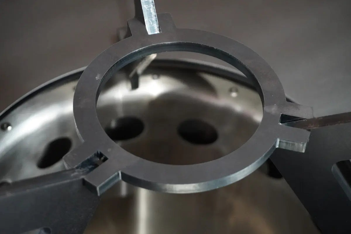 Wokaufsatz für Feuerplatte ring