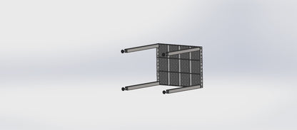 3D Schweißtisch D16 | 6mm als Bausatz + Schwenkbare Heberollen