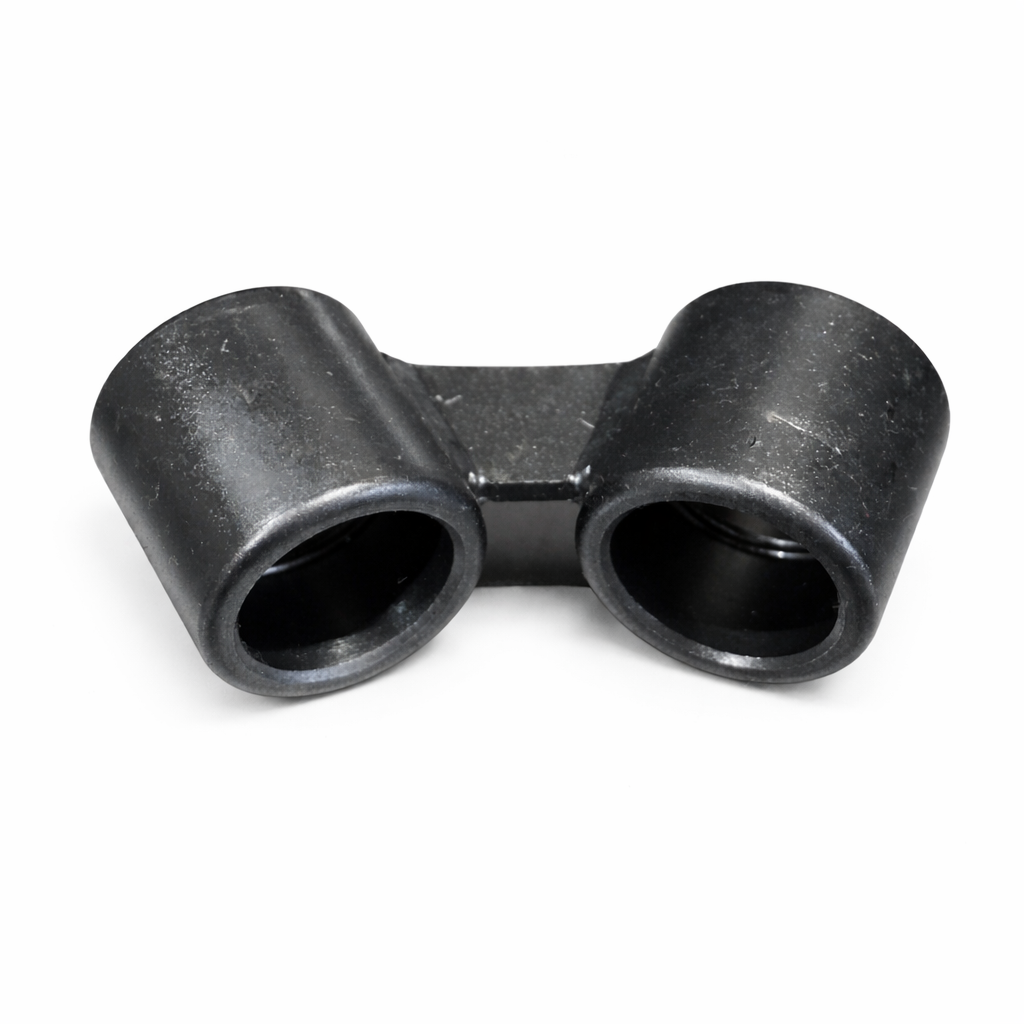 Rohrverbinder D28 Winkel 45° mit Lasche | Spannrohr